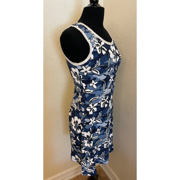 Chesley Vintage 90's/Y2K Hawaiian Print Sleeveless Cotton Dress - Sz L - Picture 2 of 15